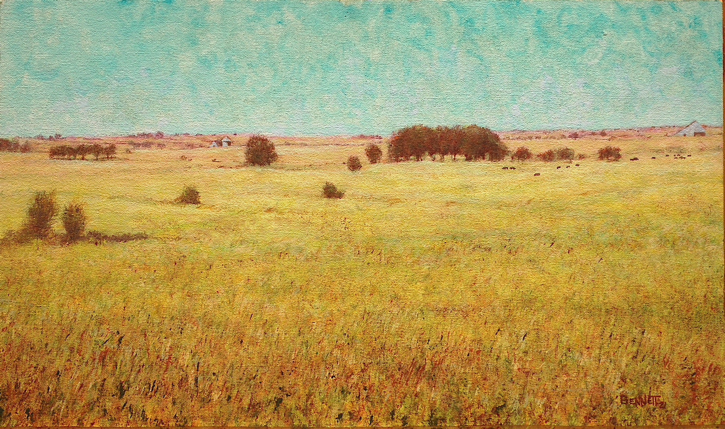 Distant Corn Bin - Randall Bennett
