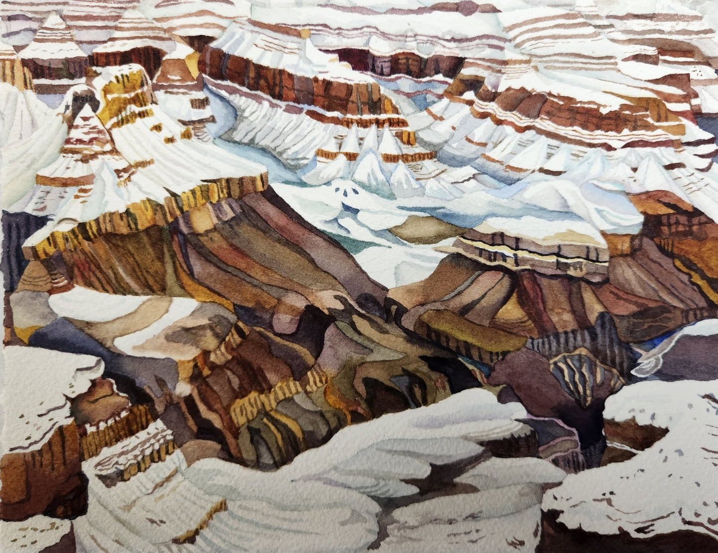 Snow Puzzle (Grand Canyon National Park) - Beth Shadur