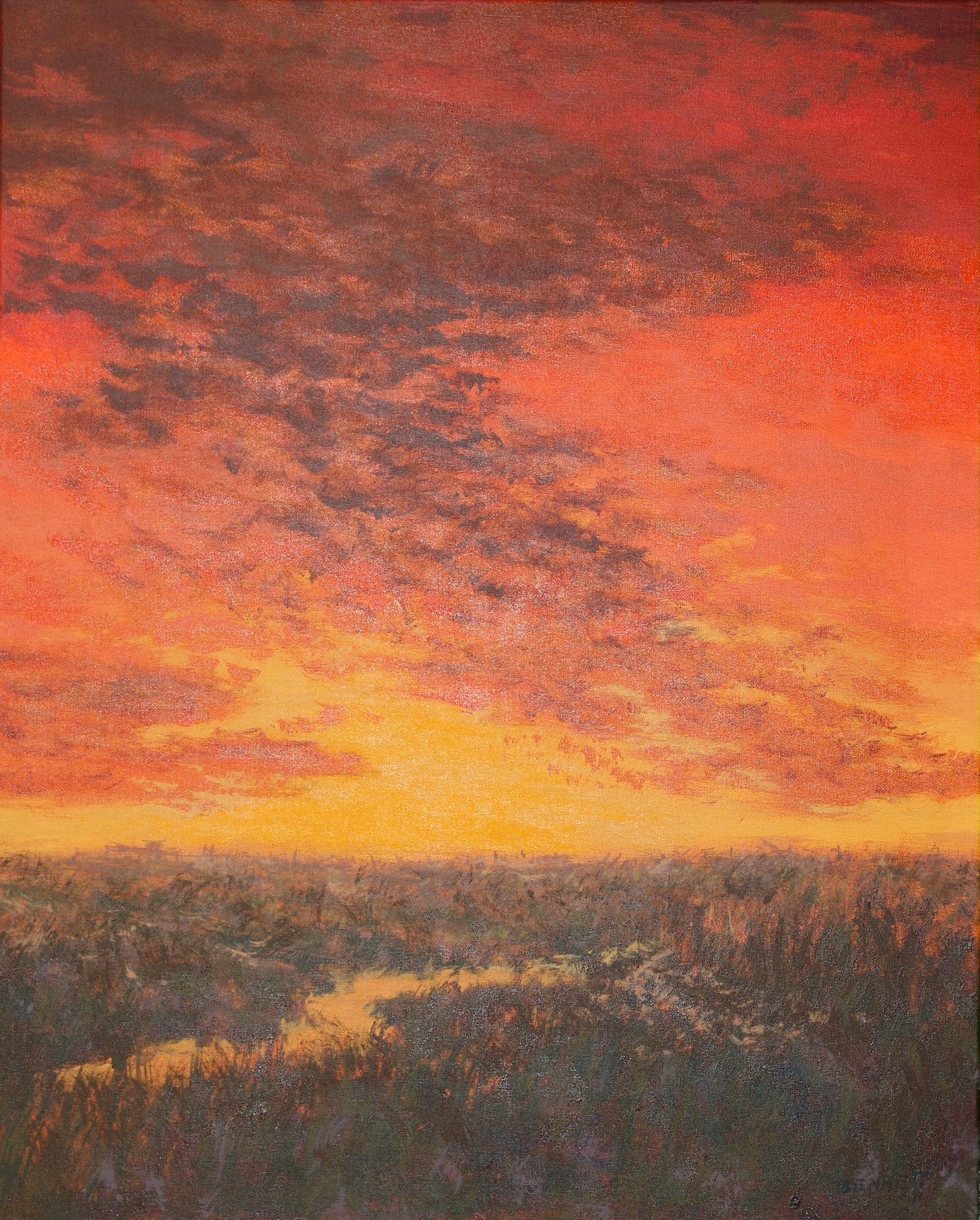 Flint Hills Abstract No.3 - Randall Bennett