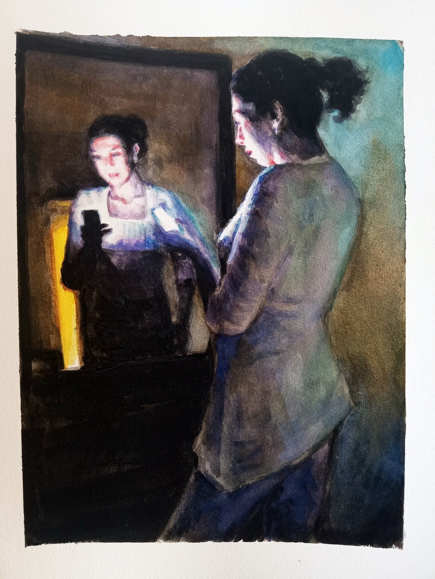 Reflection of silence and darkness II - Mehrdad Sedghi