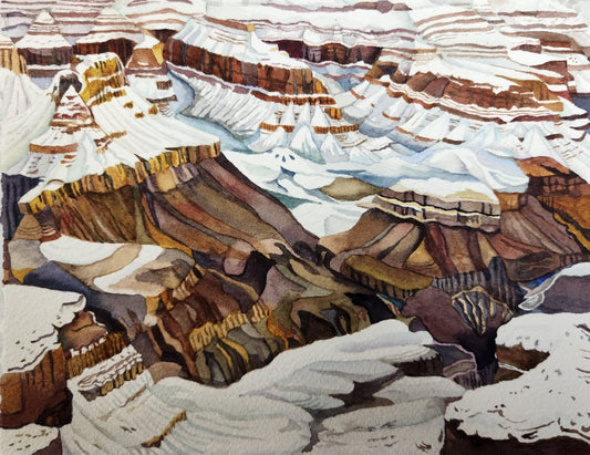 Snow Puzzle (Grand Canyon National Park) - Beth Shadur